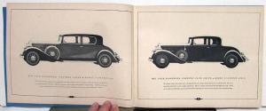 1932 Buick Eight Series 90 80 60 Dealer Sales Brochure Reproduction