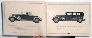 1932 Buick Eight Series 90 80 60 Dealer Sales Brochure Reproduction