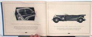 1932 Buick Eight Series 90 80 60 Dealer Sales Brochure Reproduction