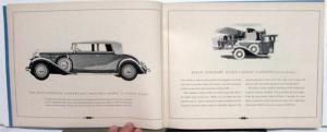 1932 Buick Eight Series 90 80 60 Dealer Sales Brochure Reproduction