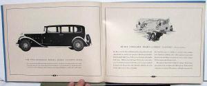 1932 Buick Eight Series 90 80 60 Dealer Sales Brochure Reproduction