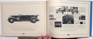 1932 Buick Eight Series 90 80 60 Dealer Sales Brochure Reproduction