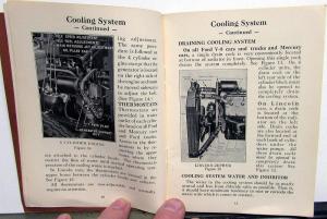 1941 Ford Lincoln Mercury Cars & Trucks Service Data Handbook Garage Gas Station