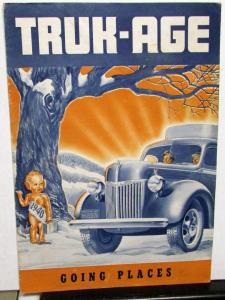 1939 Truk-Age Ford Dealer Promotional Magazine December Edition Trucks