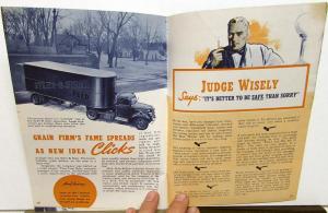 1939 Truk-Age Ford Dealer Promotional Magazine December Edition Trucks