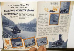 1939 Truk-Age Ford Dealer Promotional Magazine December Edition Trucks