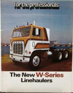 1973 Ford W WT 9000 Series Linehauler Truck Data Sheet Specifications Original