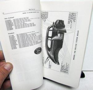 1939 1940 Ford Passenger & Commercial Cars Body Parts List Catalog Reproduction