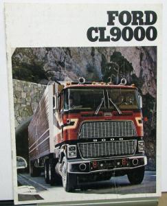 1979 Ford CL & CLT 9000 Linehauler Truck Color Sales Brochure Original