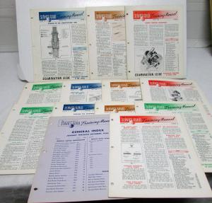 1965 Set Of 12 Oldsmobile Service Guild Training Manual Monthly Bulletins GM