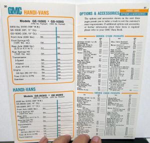 1968 GMC Truck Dealer Sales Brochure Market Matched Features Comparison