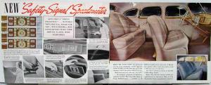 1939 DeSoto Custom Deluxe Sedan Coupe 7 Passenger Sales Brochure Oversized Orig