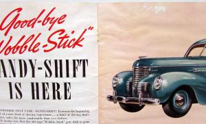 1939 DeSoto Custom Deluxe Sedan Coupe 7 Passenger Sales Brochure Oversized Orig