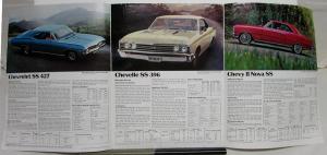 1967 Chevrolet Super Sports Sales Brochure Camaro Impala Chevelle Corvette Nova