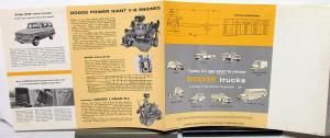 1959 Dodge Truck Dealer Sales Brochure School Bus Models S400-S700