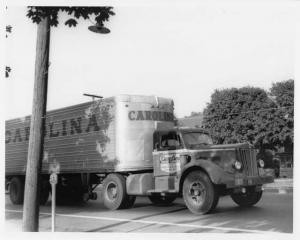 1952 White Truck Press Photo 0079 - Carolina Freight Carrier - Cherryville