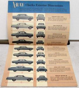 1961 Rambler X-Ray Dealer Sales Brochure Features Specs Pricing Comparisons Orig