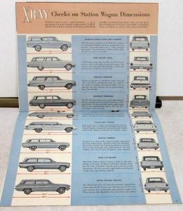 1961 Rambler X-Ray Dealer Sales Brochure Features Specs Pricing Comparisons Orig