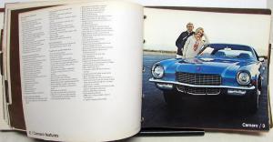 1971 Chevrolet Dealer Album Color Fabric Data Chevelle Corvette Camaro Nova Vega