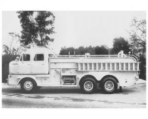 1957 FWD Schwalbe Conversion Fire Truck Press Photo Lot 0012