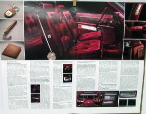 1981 Imperial by Chrysler Mark Cross Design Sales Folder Original