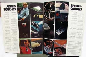 1974 Opel Manta Dealer Brochure Large Features Specs Luxus Rallye Sport Wagon