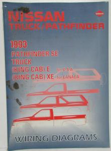 1993 Nissan Truck King Cab & Pathfinder SE Electrical Wiring Diagram Manual