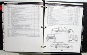 1983 Pontiac Trans Am Firebird Grand Prix 6000 Dealer Product Manual Data Book