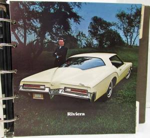 1972 Buick & Opel Dealer Album Color & Trim Data Book Skylark GS Riviera Manta