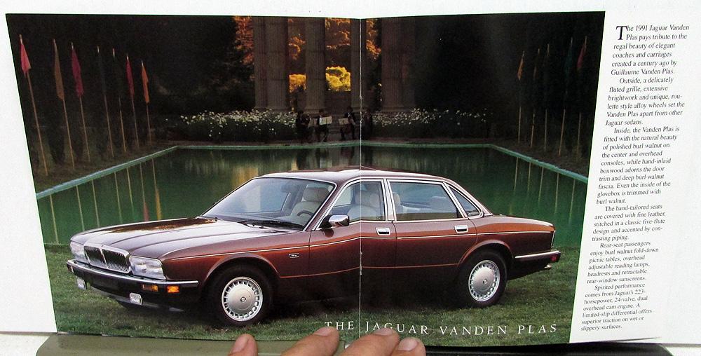 1990 Jaguar COLOR CHART / INTERIOR Guide Brochure:XJ6,XJS,VANDEN  PLAS,SOVEREIGN