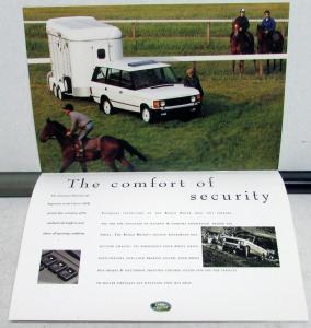 1993 Land Rover Dealer Sales Brochure Range Rover County & LWB Models