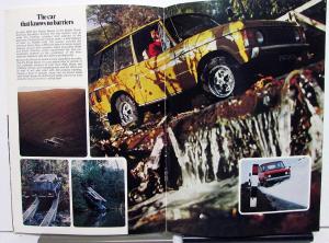 1974 Range Rover Dealer Sales Brochure Features Specifications Large