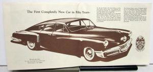 1948 Tucker Motor Car Dealer Sales Brochure Folder 17 X 22 Vintage Repro