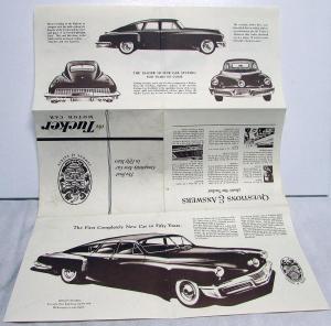 1948 Tucker Motor Car Dealer Sales Brochure Folder 17 X 22 Vintage Repro