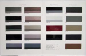 1994 Mercedes-Benz Dealer Color Selector Sales Brochure Paint Chips & Upholstery