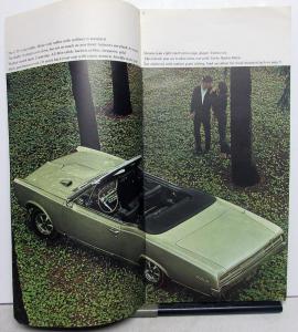 1967 Pontiac High Performance Dealer Brochure GTO LeMans Sprint 2+2 Original