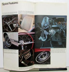 1967 Pontiac High Performance Dealer Brochure GTO LeMans Sprint 2+2 Original