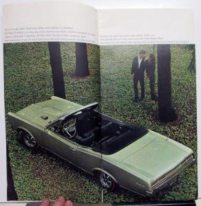 1967 Pontiac High Performance Dealer Brochure GTO LeMans Sprint 2+2 Original