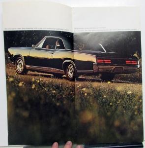 1967 Pontiac High Performance Dealer Brochure GTO LeMans Sprint 2+2 Original