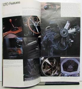 1967 Pontiac High Performance Dealer Brochure GTO LeMans Sprint 2+2 Original