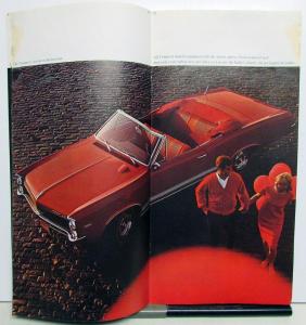 1967 Pontiac High Performance Dealer Brochure GTO LeMans Sprint 2+2 Original