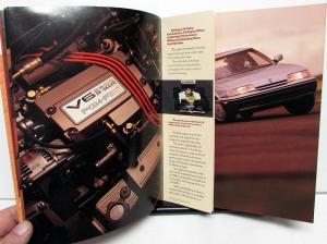 1987 Sterling Dealer Prestige Sales Brochure W/Specifications Color & Upholstery