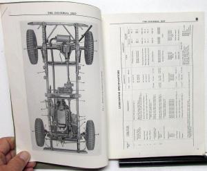 1955-1956 Willys Jeep Dealer Service Shop Manual Universal Models CJ 2A 3A 3B 5