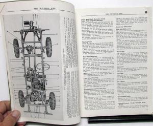 1955-1956 Willys Jeep Dealer Service Shop Manual Universal Models CJ 2A 3A 3B 5