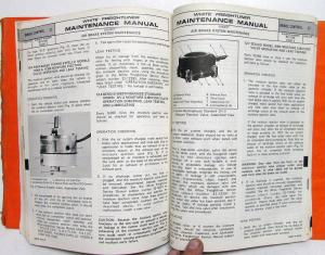 1973 1974 White Freightliner Maintenance Manual COE Powerliner Conventional