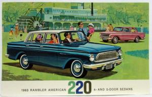 1963-1964 Rambler Postcard Lot American Ambassador Classic