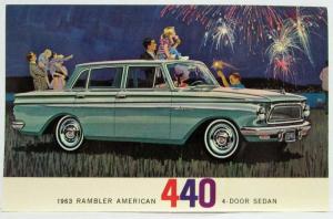 1963-1964 Rambler Postcard Lot American Ambassador Classic