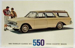 1963-1964 Rambler Postcard Lot American Ambassador Classic