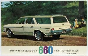 1963-1964 Rambler Postcard Lot American Ambassador Classic