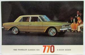 1963-1964 Rambler Postcard Lot American Ambassador Classic